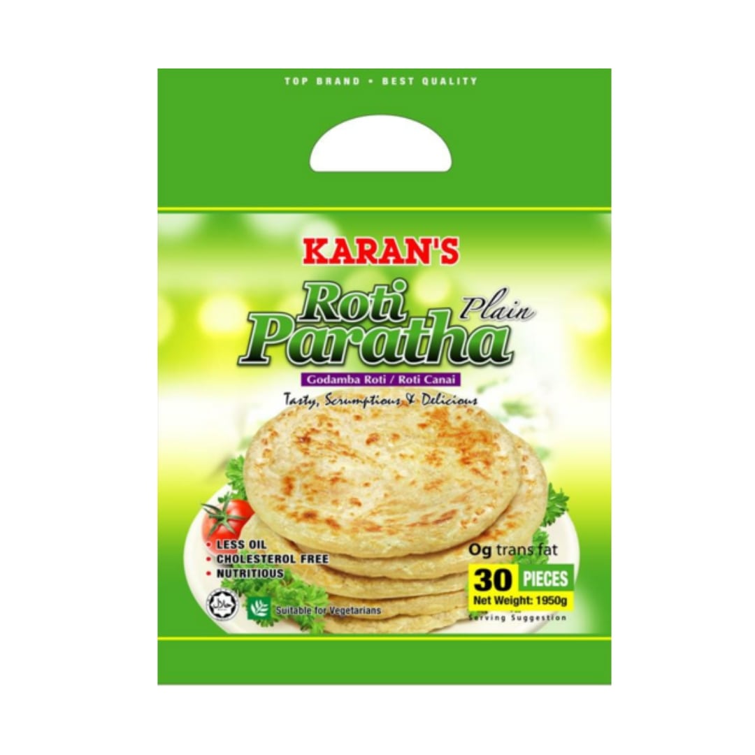 Karan's Plain Roti Paratha 30pcs 1950g