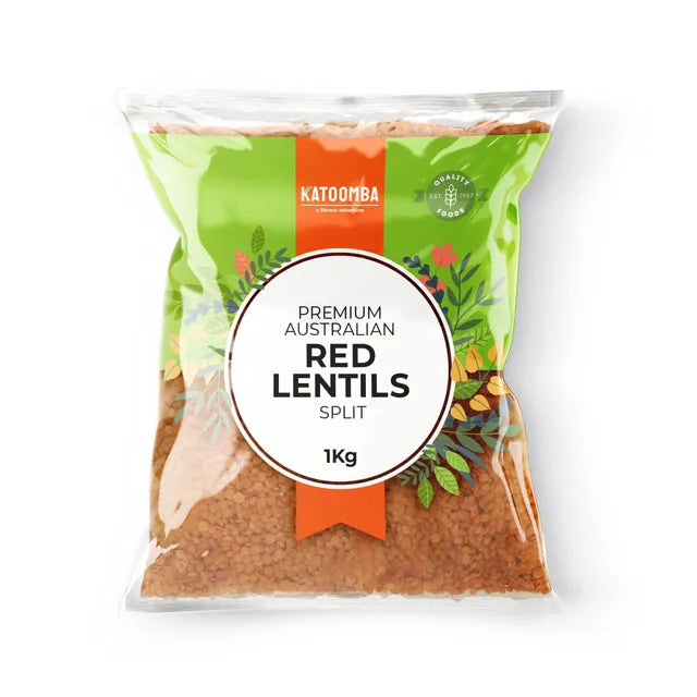 Katoomba Australian Red Lentils Split 1kg