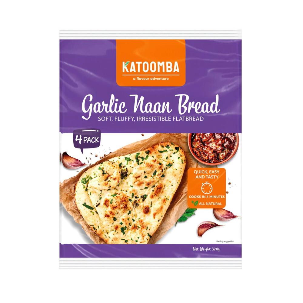 Katoomba Garlic Naan 80g X 4pc