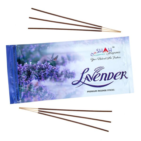 Shah Lavender Eco Incense Sticks 100g available online from India in Sydney