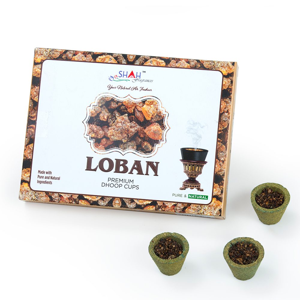 Shah Loban Premium Dhoop Cups 12pcs available online from India in Sydney
