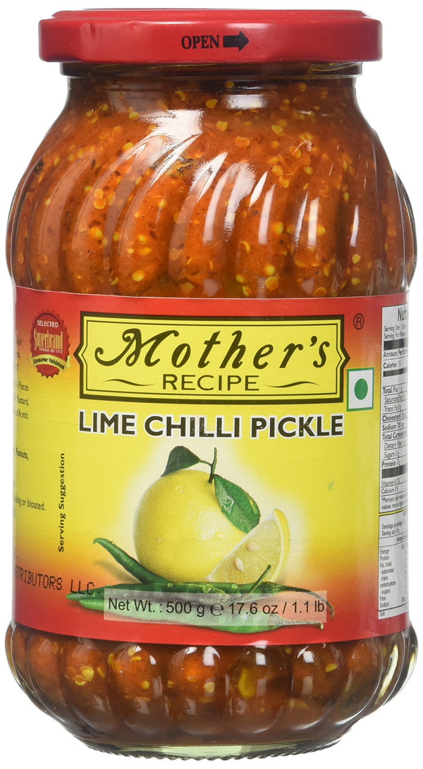 Mother's Lime Chilli Pickle 500g
