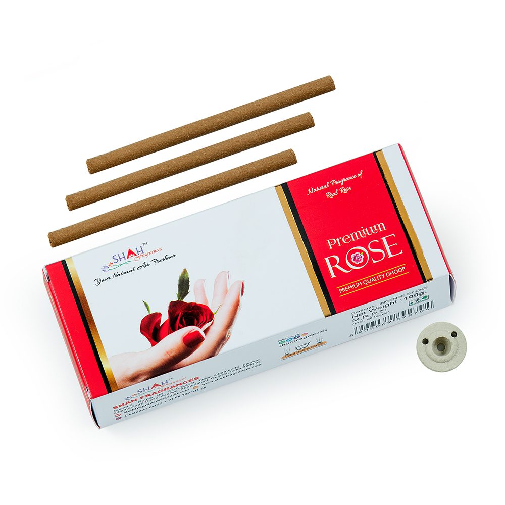 Shah Rose Eco Incense Sticks 90g available online from India in Sydney