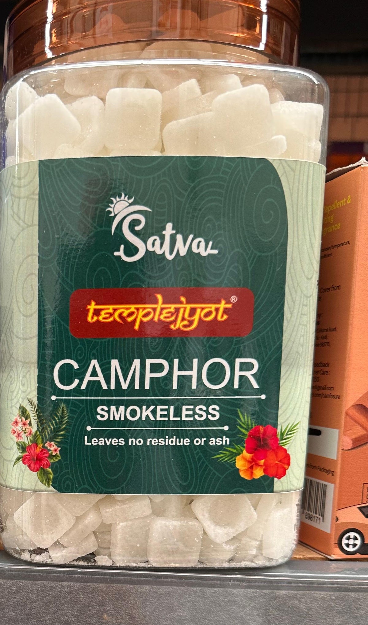 Satva Teerple Jyot Smokeless Camphor 1kg
