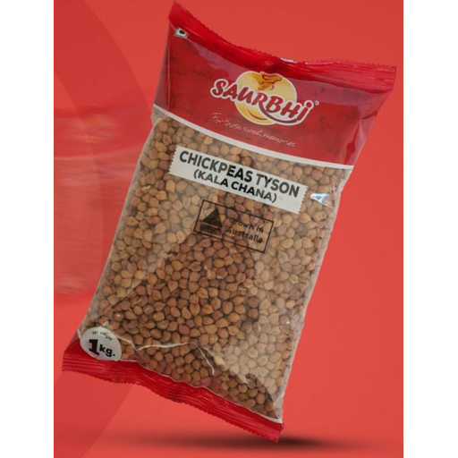 Saurbhi Chick Peas Tyson Kala Chana 1kg