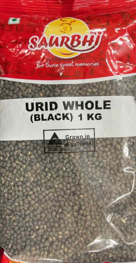 Saurbhi Urid Whole (Black) 1kg