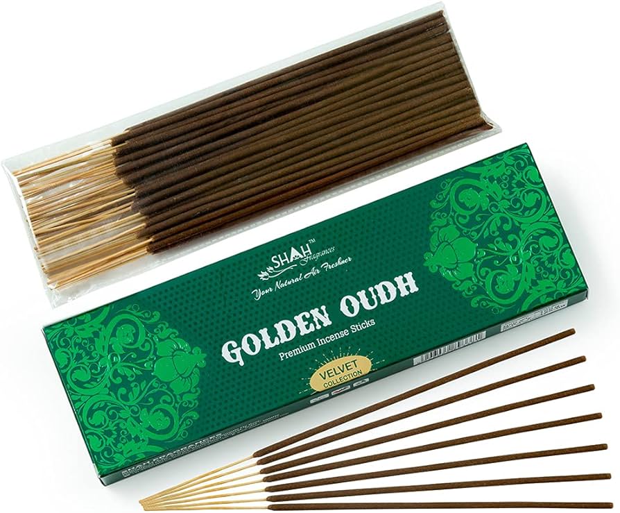 Shah Golden Oudh Incense Sticks 90g