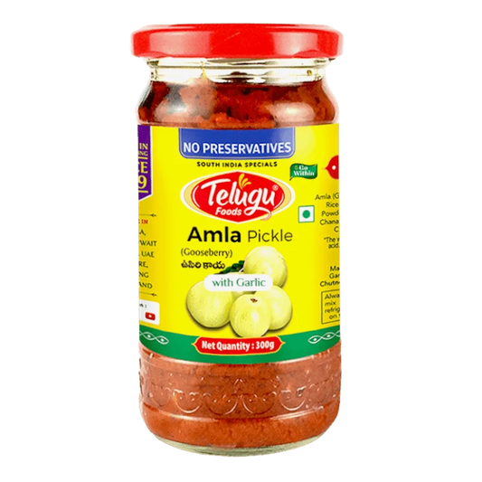 Telugu Amla Pickle with Garlic 300g