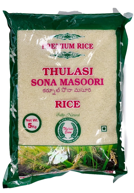 Thulasi Kurnool Sona Masoori Rice 20kg bag