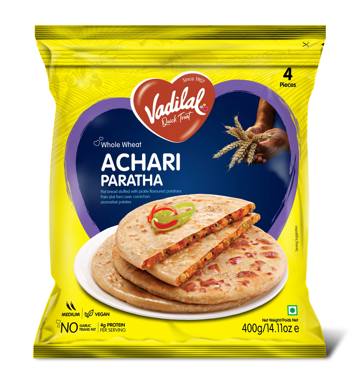 Vadilal Achari Paratha 100g