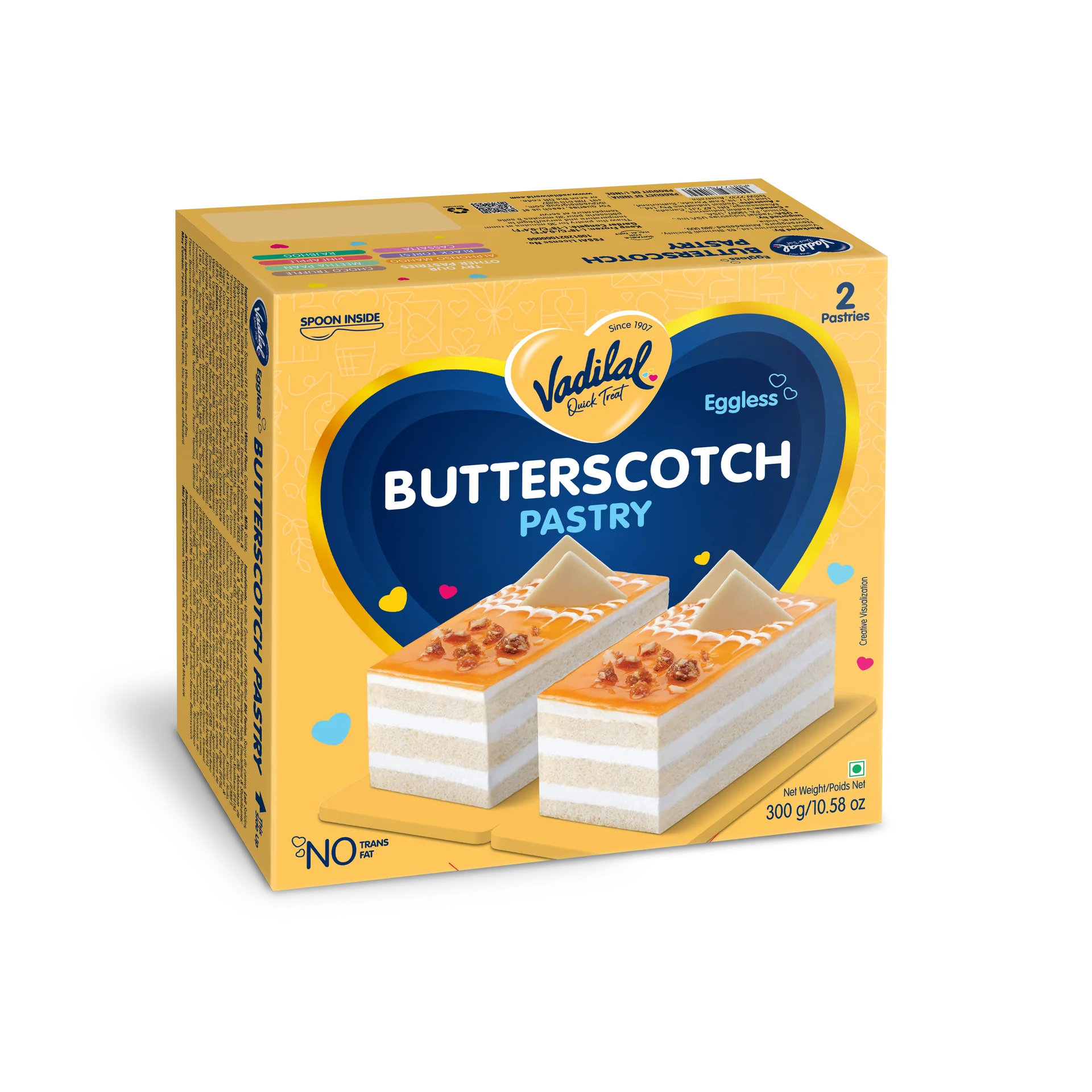 Vadilal Butterscotch Pastry 300g