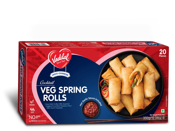 Vadilal Veg Spring Rolls 12pc(560GM)