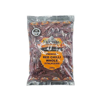 RED CHILLI WHOLE STALKLESS 250G