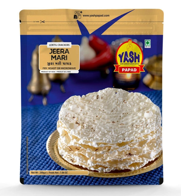 Yash Papad Jeera Mari 200 Gm