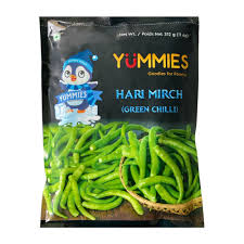 Yummies Hari Mirchi (Green CHILLI)312G