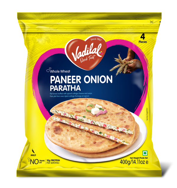 Vadilal Paneer Onion Paratha 400 g