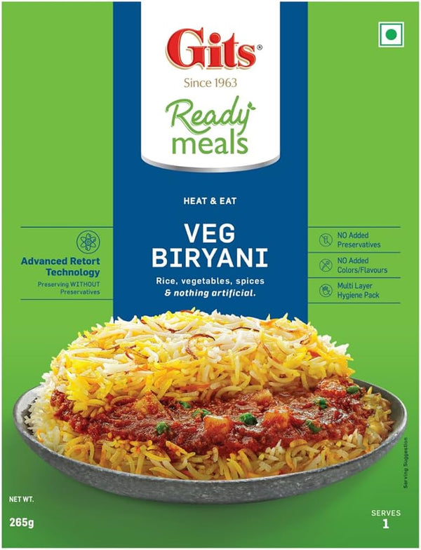 Gits Vegan Veg Biryani 265 g