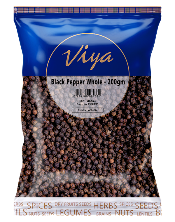 Viya Black Pepper Whole 500 g