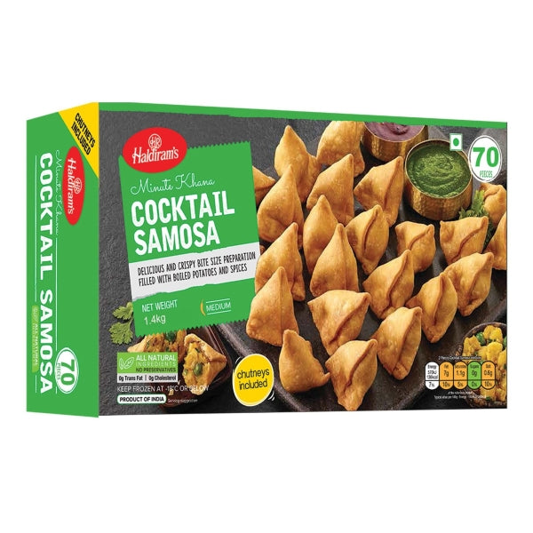 Haldirams Cocktail Samosa 1.4 kg