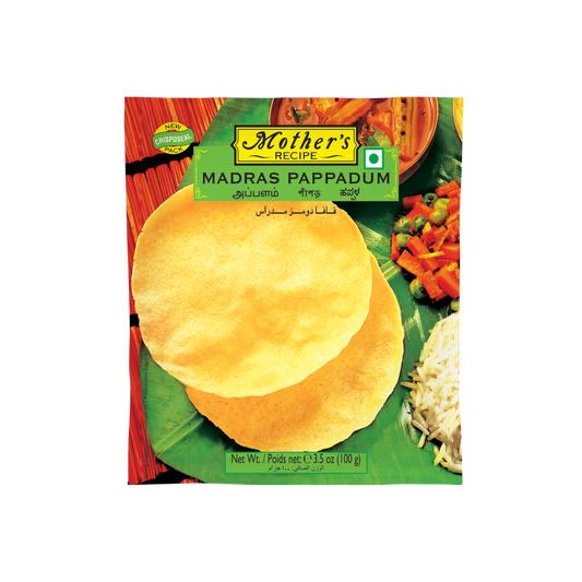 Mothers Madras Pappadum 100 g