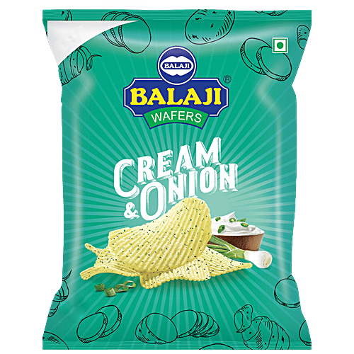Balaji Wafer Cream & Onion 135 g