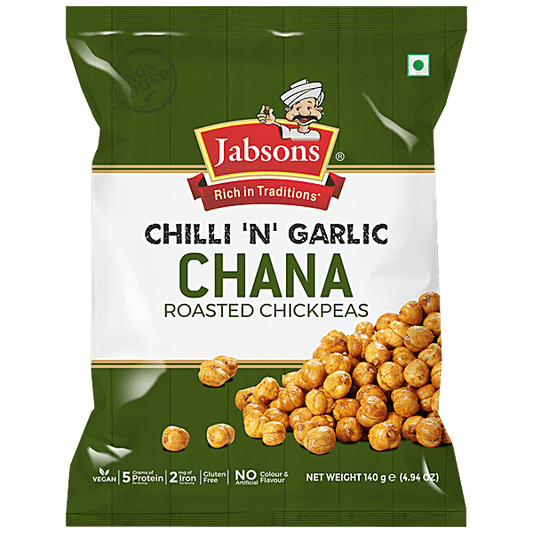 Jabsons Roasted Chana Chilli 'N' Garlic 140 g