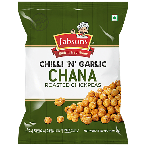 Jabsons Roasted Chana Chilli 'N' Garlic 140 g