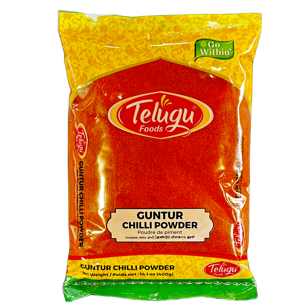 Telugu Foods Guntur Chilli Powder Extra Hot 400 g