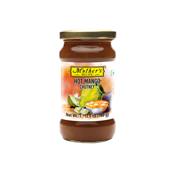 Mothers Recipe Hot Mango Chutney 340 g