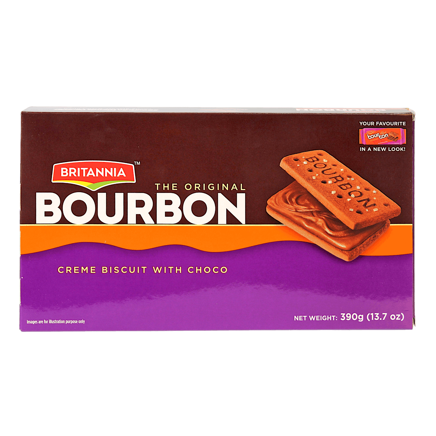 Britannia Bourbon Choco Kreme 390 g