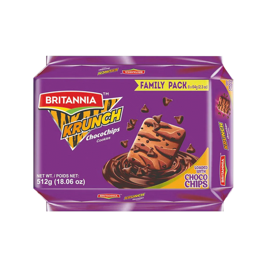 Britannia Krunch Chocochip Cookies 512 g