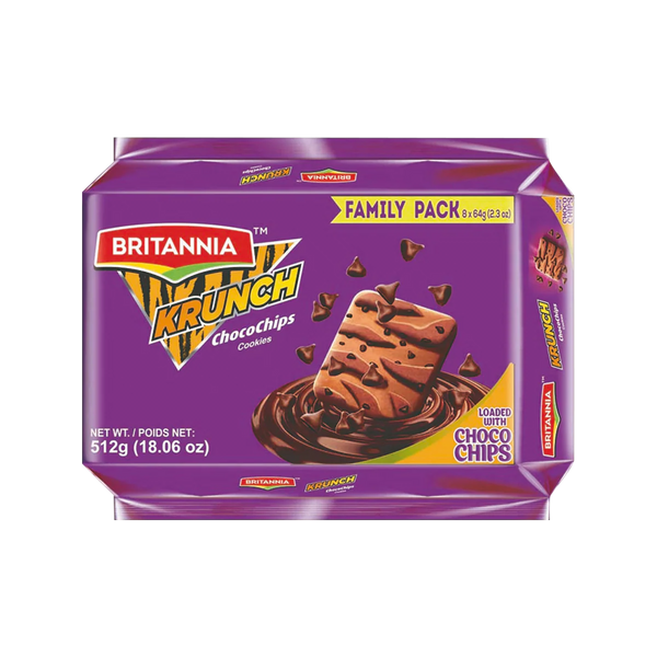 Britannia Krunch Chocochip Cookies 512 g