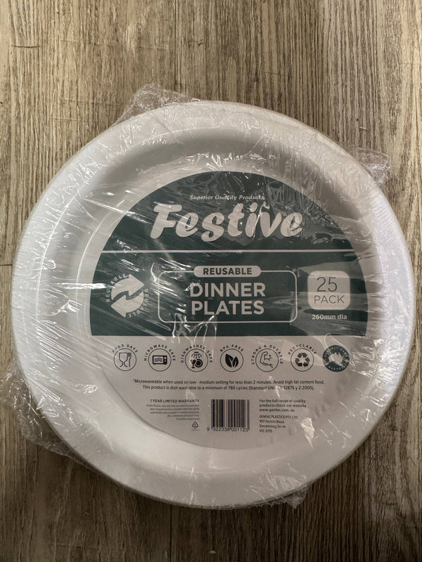 Dinner Plate 25 packs 260mm