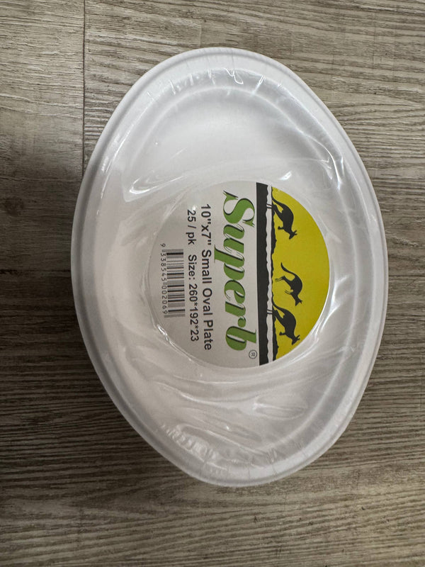 small ovel plates 25 pcs