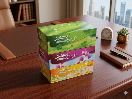 Facial Tissue Paper box 3 packs