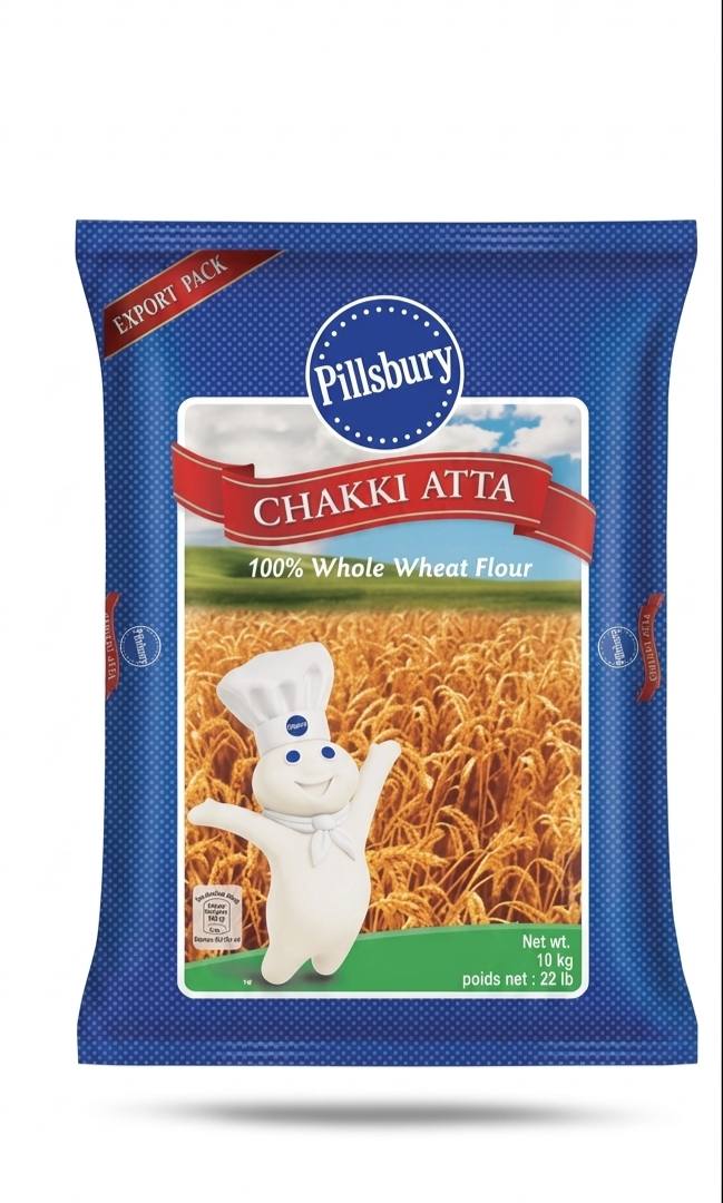 Pillsbury Chakki Atta 10kg pack for Indian cooking
