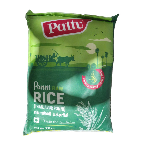 PATTU Ponni Raw Rice 20Kg