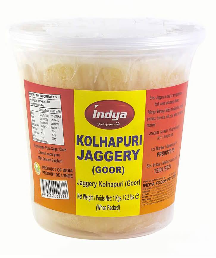 Indya Kolhapuri Jaggery (Goor) 1 Kg