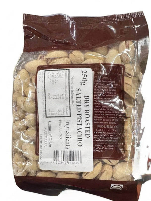 Dry Roasted shelled Pistachios 250gm