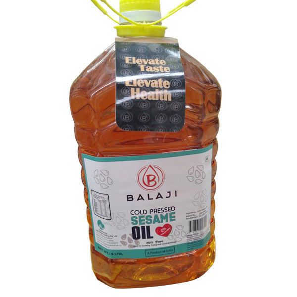 Balaji  Cold Pressed Sesame Oil 5 Ltr