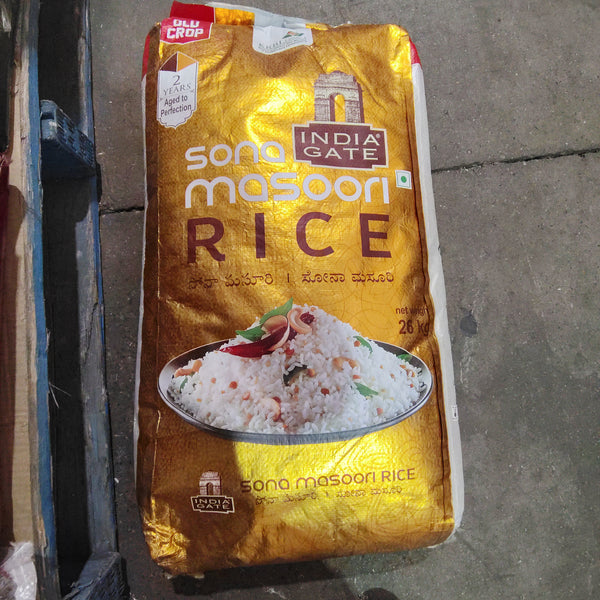 India Gate Sona Masoori Rice 26 Kg