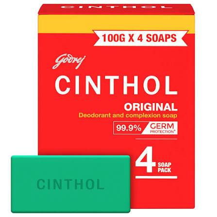 Cinthol Original 100gm(4 soaps)