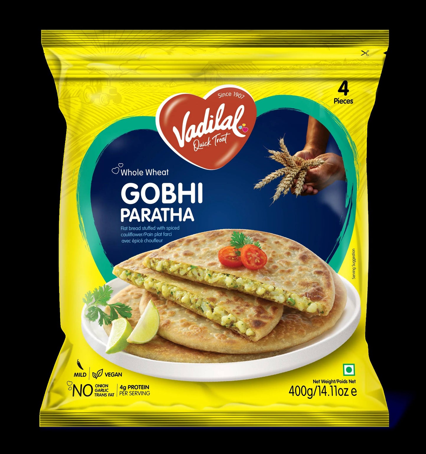 Vadilal Gobhi Paratha 4 pcs
