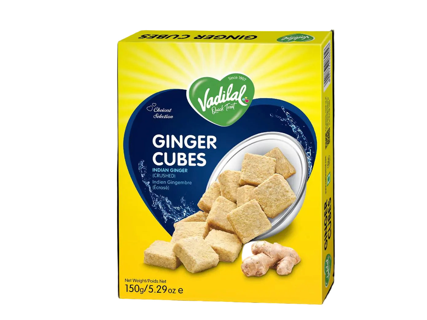 Vadilal Ginger Cubes 150G