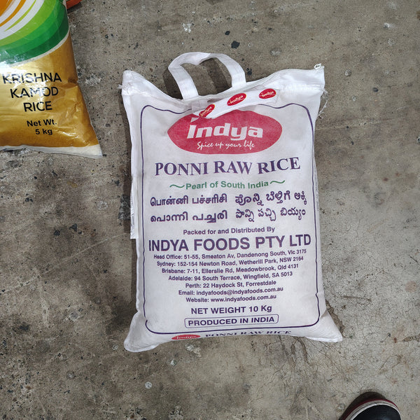 Indya Ponni Raw Rice 5kg