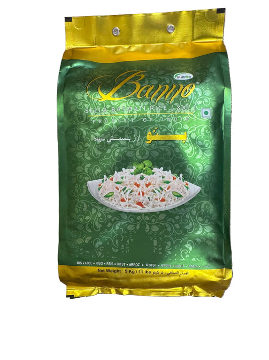 Banno Sella Basmati rice 5Kg