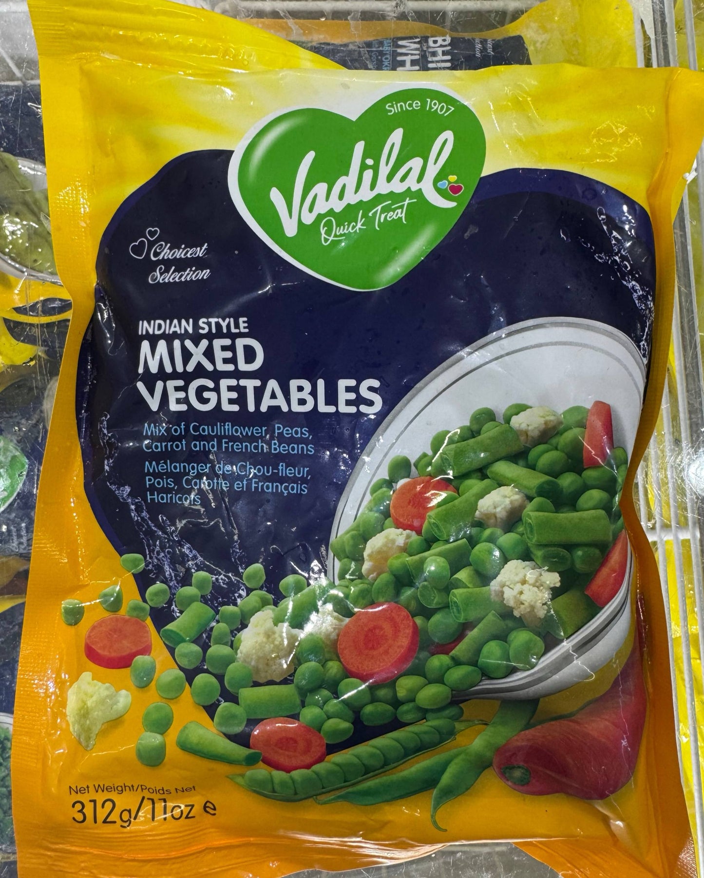 Vadilal Mixed Vegetable 312 Gm