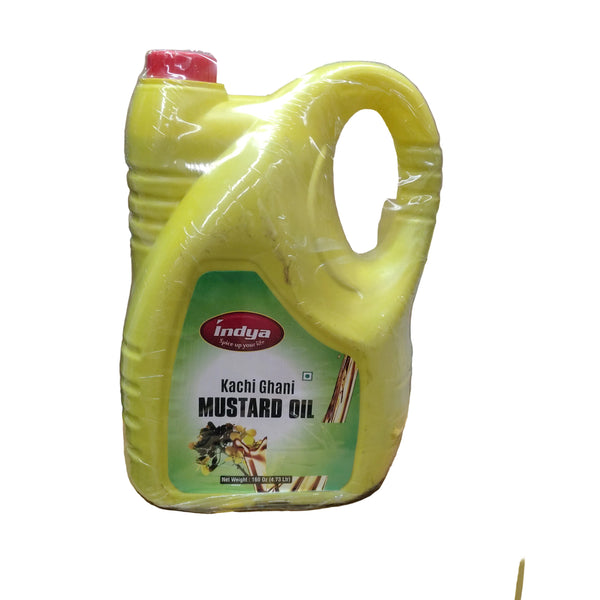 Indya Kachi Ghani Mustard Oil 4.73 ltr