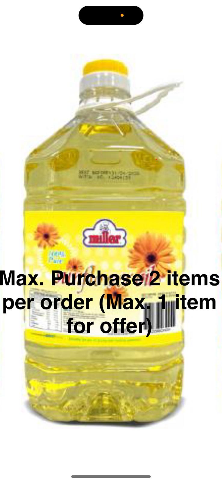 Miller Sunflower Oil (5L)